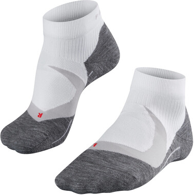 Socken FALKE RU4 COOL SHORT Weiß/Grau 0
